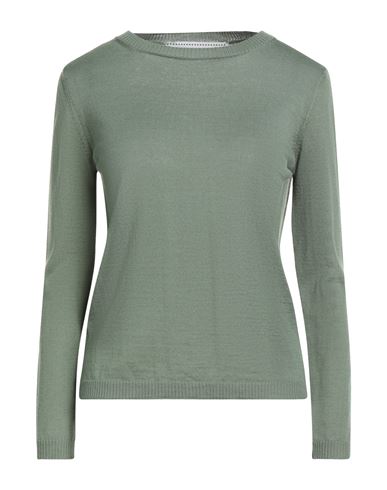 Shirtaporter Woman Sweater Sage Green Size 10 Merino Wool
