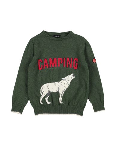 Monnalisa Toddler Boy Sweater Military Green Size 6 Viscose, Polyamide, Wool, Cashmere In Green