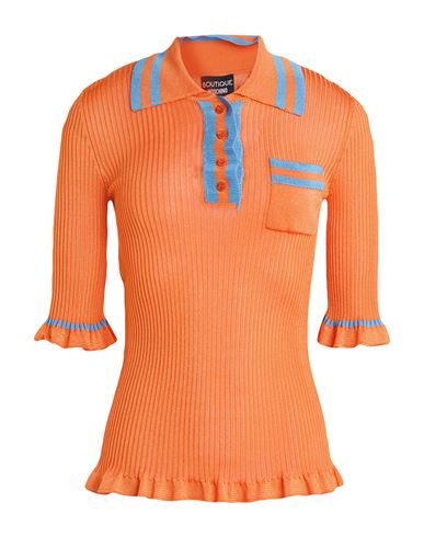 Boutique Moschino Woman Sweater Orange Size 8 Viscose