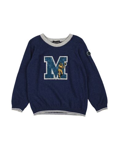 Monnalisa Toddler Boy Sweater Midnight Blue Size 6 Viscose, Polyamide, Wool, Cashmere