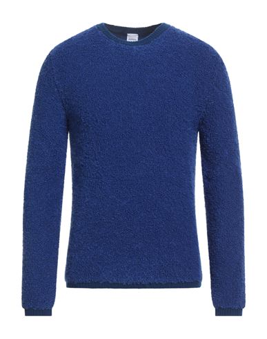 Aspesi Man Sweater Bright Blue Size 40 Acrylic, Polyamide, Viscose, Wool