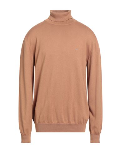 Liu •jo Man Man Turtleneck Camel Size 3xl Cotton, Cashmere