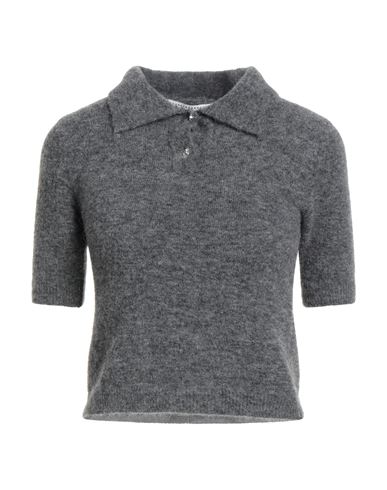 Shirtaporter Woman Sweater Grey Size M Polyamide, Wool, Alpaca Wool, Elastane
