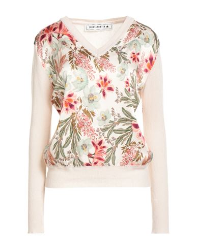 Shirtaporter Woman Sweater Beige Size S Wool, Viscose, Polyamide, Cashmere