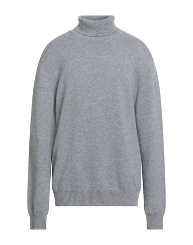 Malo Man Turtleneck Grey Size 46 Cashmere