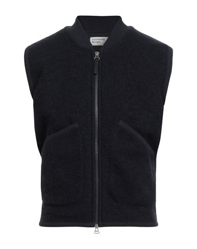 Universal Works Man Cardigan Midnight Blue Size Xs Wool, Recycled Polyester