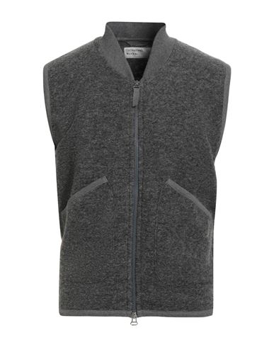 Universal Works Man Cardigan Grey Size S Wool, Recycled Polyester