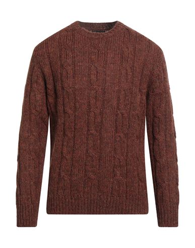 Outfit Out/fit Man Sweater Rust Size Xxl Acrylic, Wool, Alpaca Wool
