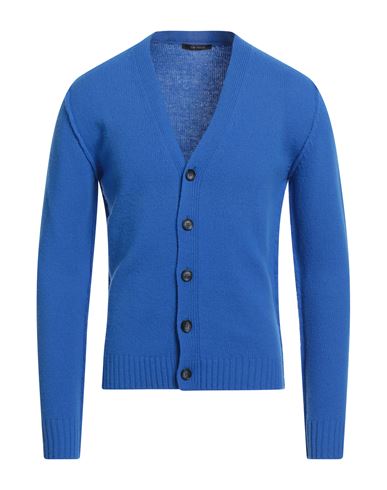 Bellwood Man Cardigan Blue Size 40 Wool In Blue
