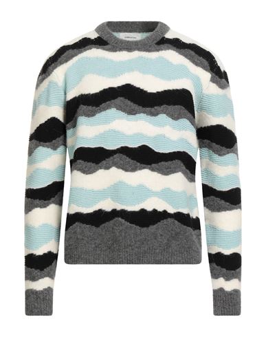 Atomofactory Man Sweater Sky Blue Size L Wool, Alpaca Wool, Polyamide, Elastane
