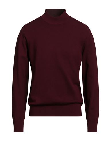 Outfit Out/fit Man Turtleneck Garnet Size Xxl Viscose, Polyamide In Brown