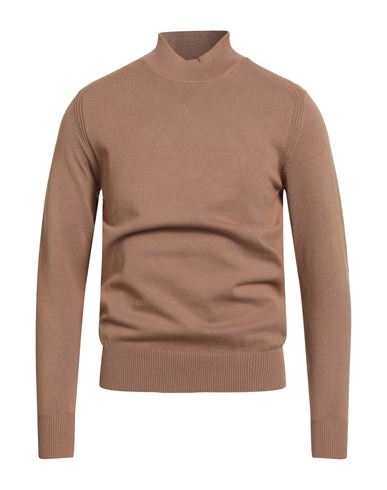 Outfit Out/fit Man Turtleneck Camel Size Xxl Viscose, Polyamide