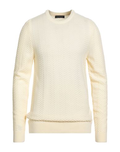 Alessandro Di Lorenzo Man Sweater Cream Size L Acrylic, Wool, Tencel