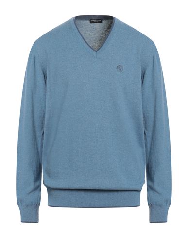 North Sails Man Sweater Light Blue Size Xxl Polyamide, Wool, Viscose, Cashmere