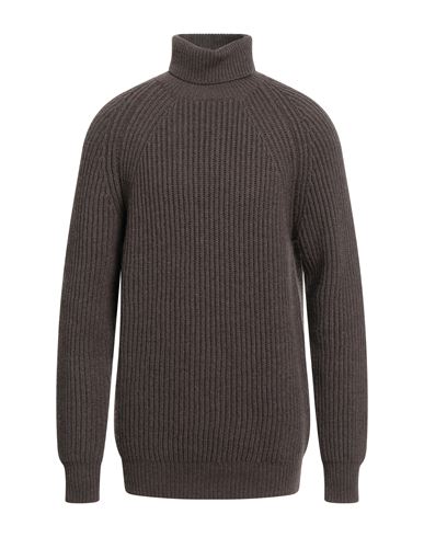 Brian Dales Man Turtleneck Taupe Size Xxl Wool, Acrylic, Cashmere