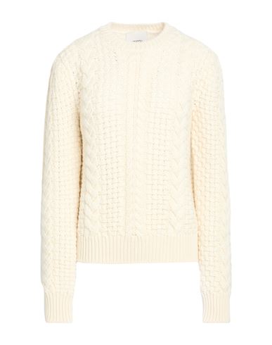 Isabel Marant Woman Sweater Ivory Size 10 Virgin Wool In White