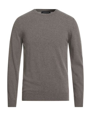 Alessandro Di Lorenzo Man Sweater Taupe Size Xxl Wool, Viscose, Cashmere, Polyamide