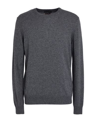 Alessandro Di Lorenzo Man Sweater Lead Size Xxl Wool, Viscose, Cashmere, Polyamide In Gray