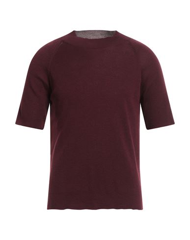Grifoni Man Turtleneck Garnet Size 38 Virgin Wool