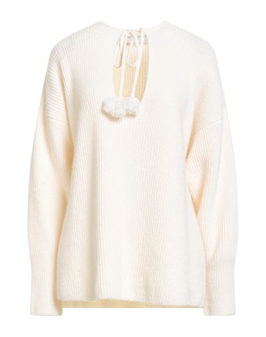 Golden Goose Woman Sweater Ivory Size L Wool