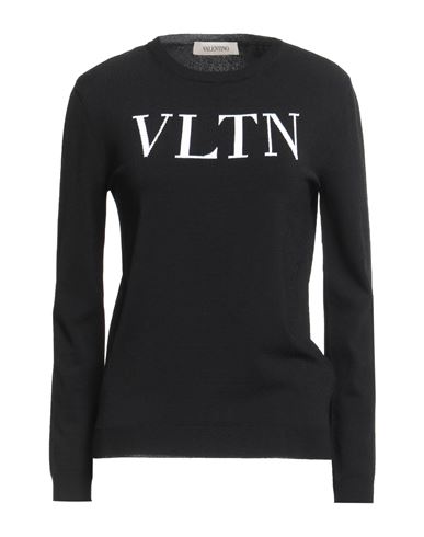 Valentino Garavani Woman Sweater Black Size 6 Viscose, Polyamide