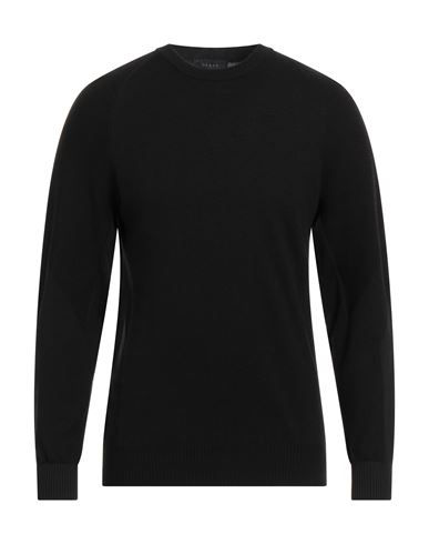 Sease Man Sweater Black Size Xl Virgin Wool In Black
