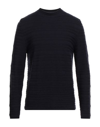 Grifoni Man Turtleneck Navy Size 38 Virgin Wool