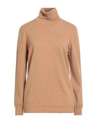 Kangra Cashmere Kangra Beige Cashmere Knitwear With High Turtleneck In Brown
