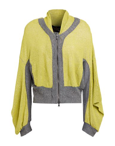 Vivienne Westwood Anglomania Woman Cardigan Lime Green Size S Cotton, Viscose, Polyester, Polyamide