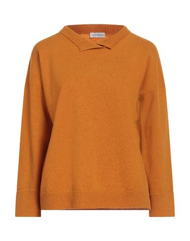 Maria Bellentani Woman Turtleneck Marigold Size 8 Wool
