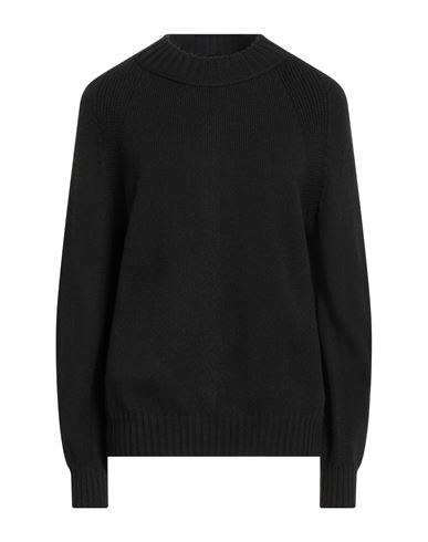 Alpha Studio Woman Turtleneck Black Size 6 Wool, Polypropylene