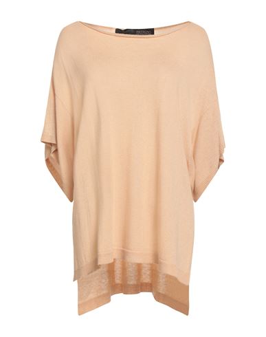 Shop Messagerie Woman Sweater Sand Size L/xl Viscose, Linen, Cotton