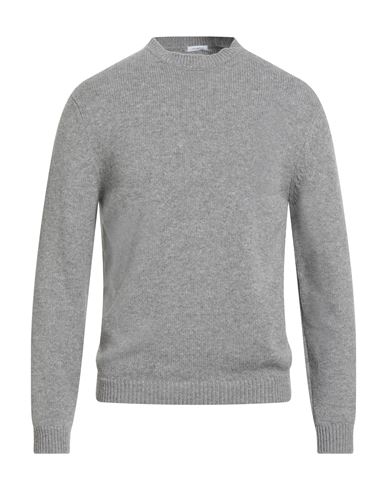 Malo Man Sweater Grey Size 40 Virgin Wool In Gray