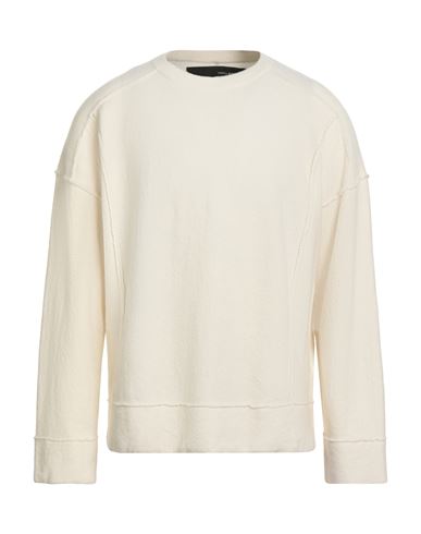 Isabel Benenato Man Sweater Ivory Size L Merino Wool, Cashmere, Polyamide, Elastane