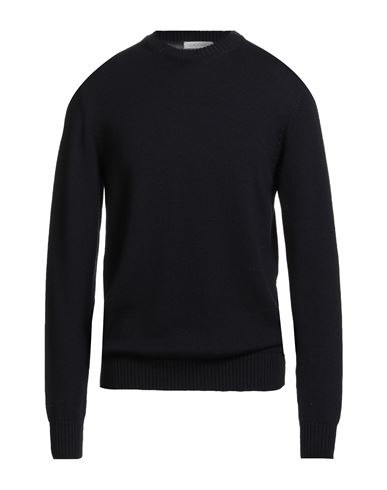 Diktat Man Sweater Midnight Blue Size 3xl Merino Wool In Black