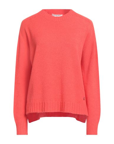 Kartika Knit Woman Sweater Coral Size M Viscose, Polyester, Polyamide