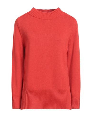Maria Bellentani Woman Sweater Rust Size 6 Polyamide, Wool, Viscose, Cashmere