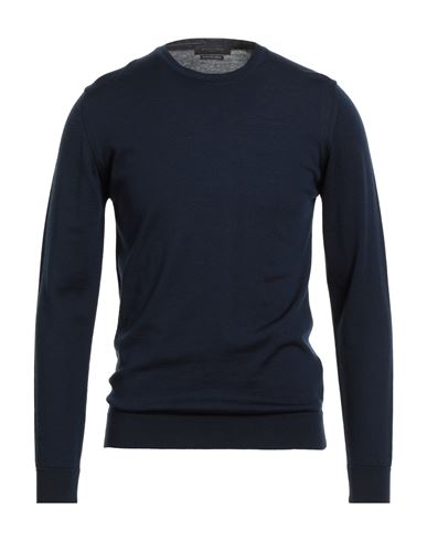 Daniele Fiesoli Man Sweater Midnight Blue Size M Merino Wool