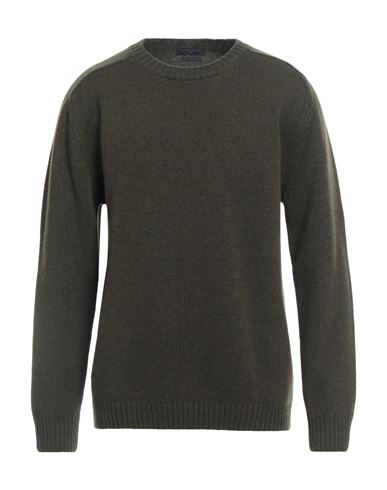 Daniele Fiesoli Man Sweater Charcoal Size M Merino Wool