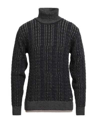 Distretto 12 Man Turtleneck Midnight Blue Size Xl Wool, Acrylic