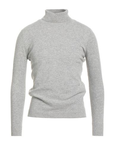 Malo Optimum Man Turtleneck Light Grey Size Xl Merino Wool, Cashmere In Gray