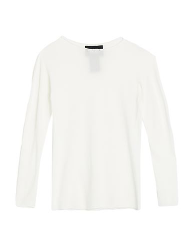 Alpha Studio Woman Sweater White Size 8 Viscose, Elastane In White