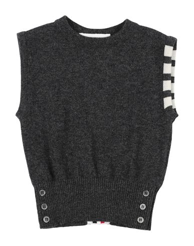 Thom Browne Toddler Sweater Grey Size 6 Cashmere In Black