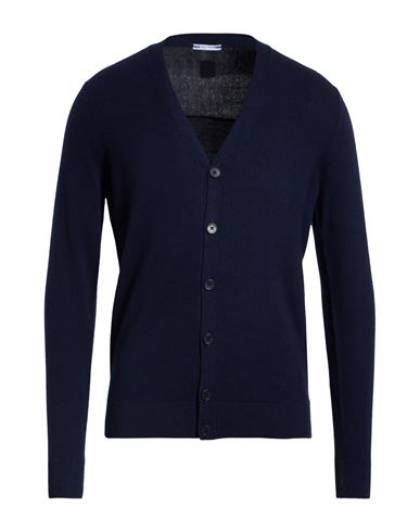 Jacob Cohёn Man Cardigan Midnight Blue Size L Wool In Blue