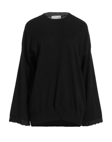 Ballantyne Woman Sweater Black Size 8 Cashmere