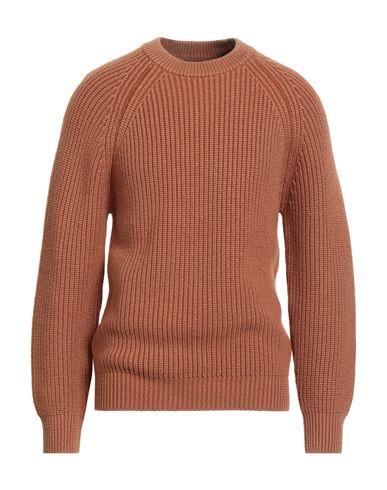 Circolo 1901 Man Sweater Camel Size L Merino Wool