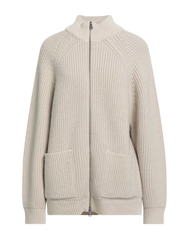 Circolo 1901 Woman Cardigan Beige Size S Virgin Wool, Elastane In Neutral