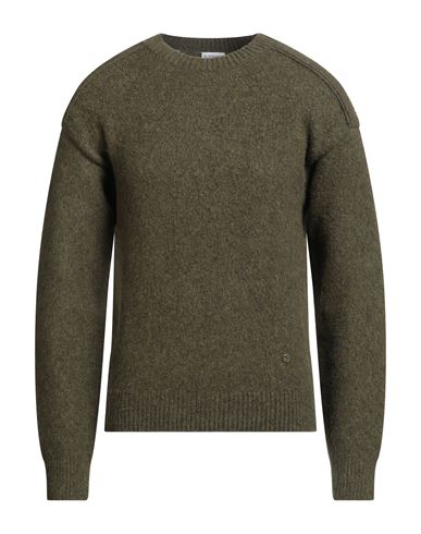 Burberry Prorsum Man Sweater Military Green Size M Wool, Cashmere, Polyamide In Gray