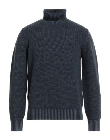 Circolo 1901 Man Turtleneck Navy Size L Virgin Wool