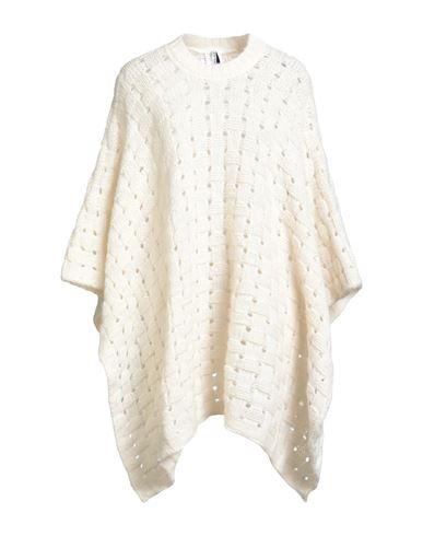Liviana Conti Woman Cape Cream Size M Alpaca Wool, Polyamide, Wool, Cashmere